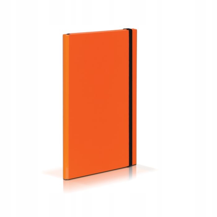 TECZKA SKRZ. Z GUMKĄ CARIBIC 2CM POMARAŃCZOWA 2165