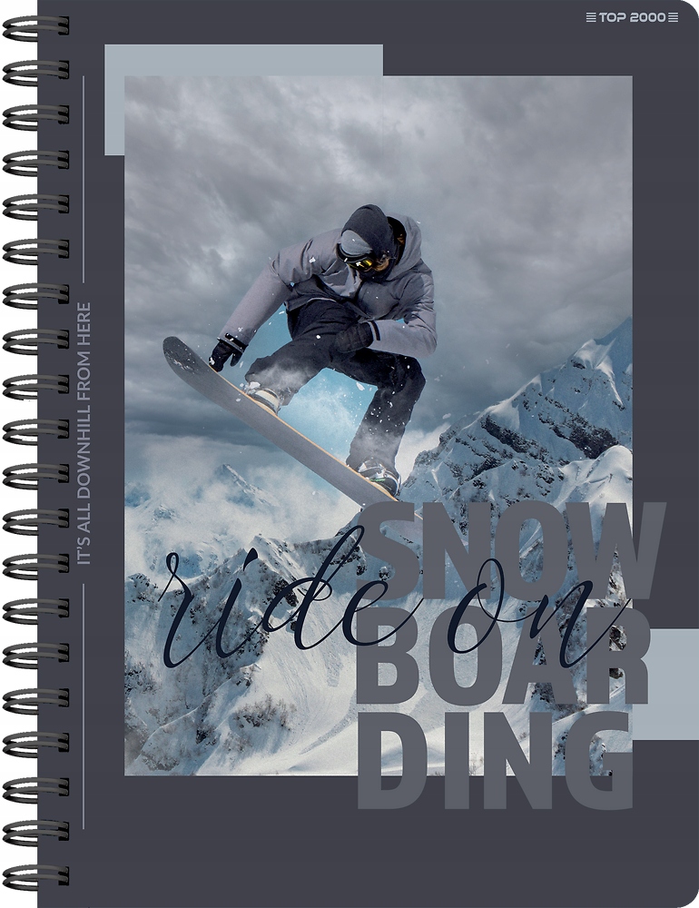 KOŁOZESZYT A5/80K KRATKA 2SPI TOP POSTER400182023