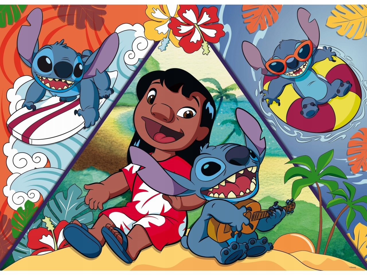 Lisciani Puzzle Df Maxifloor 150 Lilo&Stitch