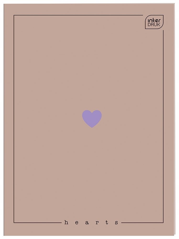 Zeszyt A4 80# M 70G UV Hearts