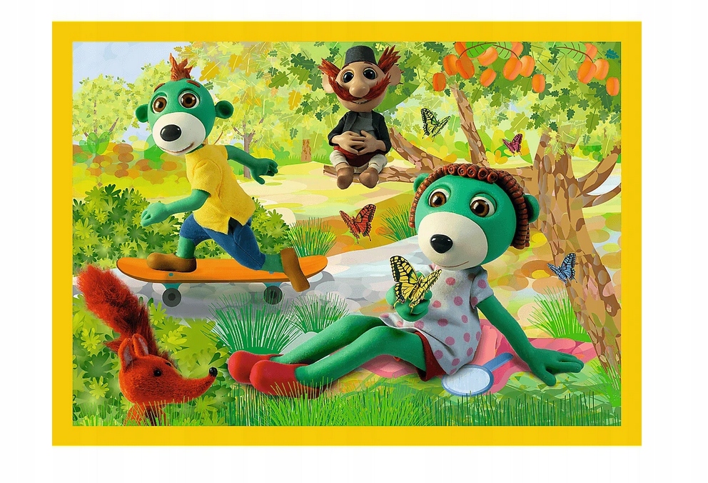 Puzzle 4W1 Wspólne Zabawy Trefików 34337