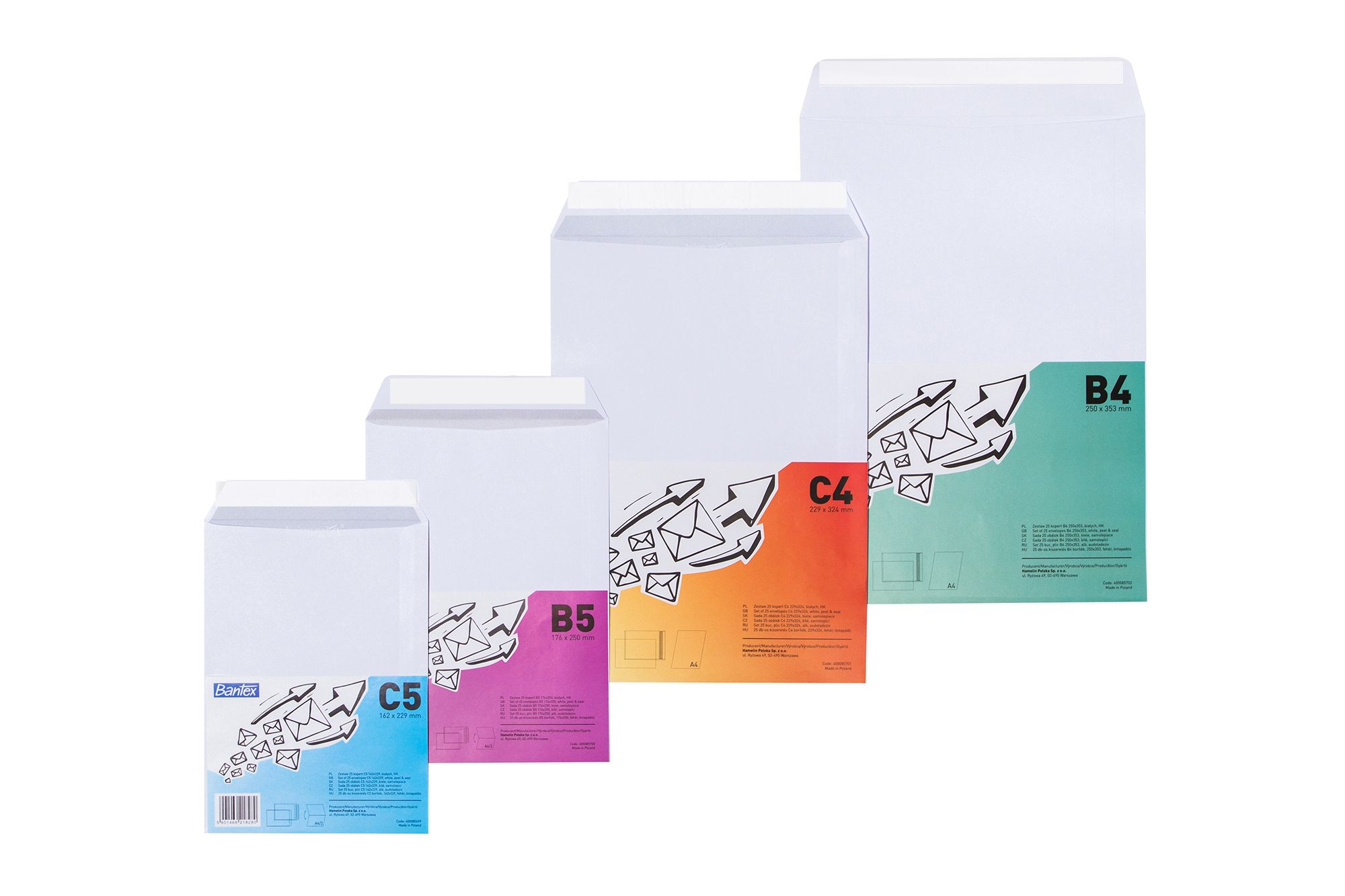 KOPERTA BANTEX C4 HK BIAŁA (50) 400089461