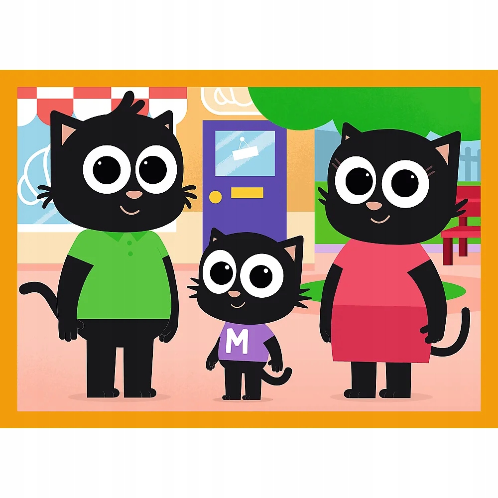 PUZZLE 4W1 POZNAJ MILO I JEGO PRZYJACIÓŁ 34654