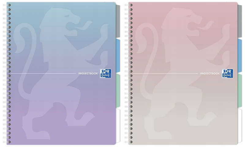 KOŁOZESZYT OXF 2SPI B5/80K KR PASTEL PROJECTB A'5