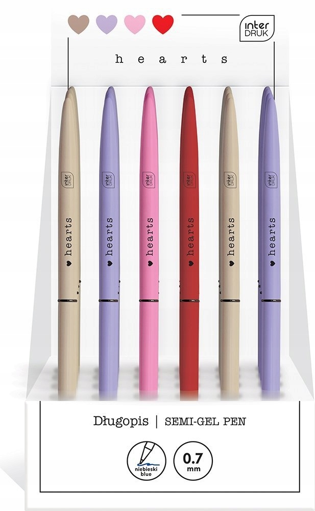 DŁUGOPIS SLIM HEARTS 7130 A'24