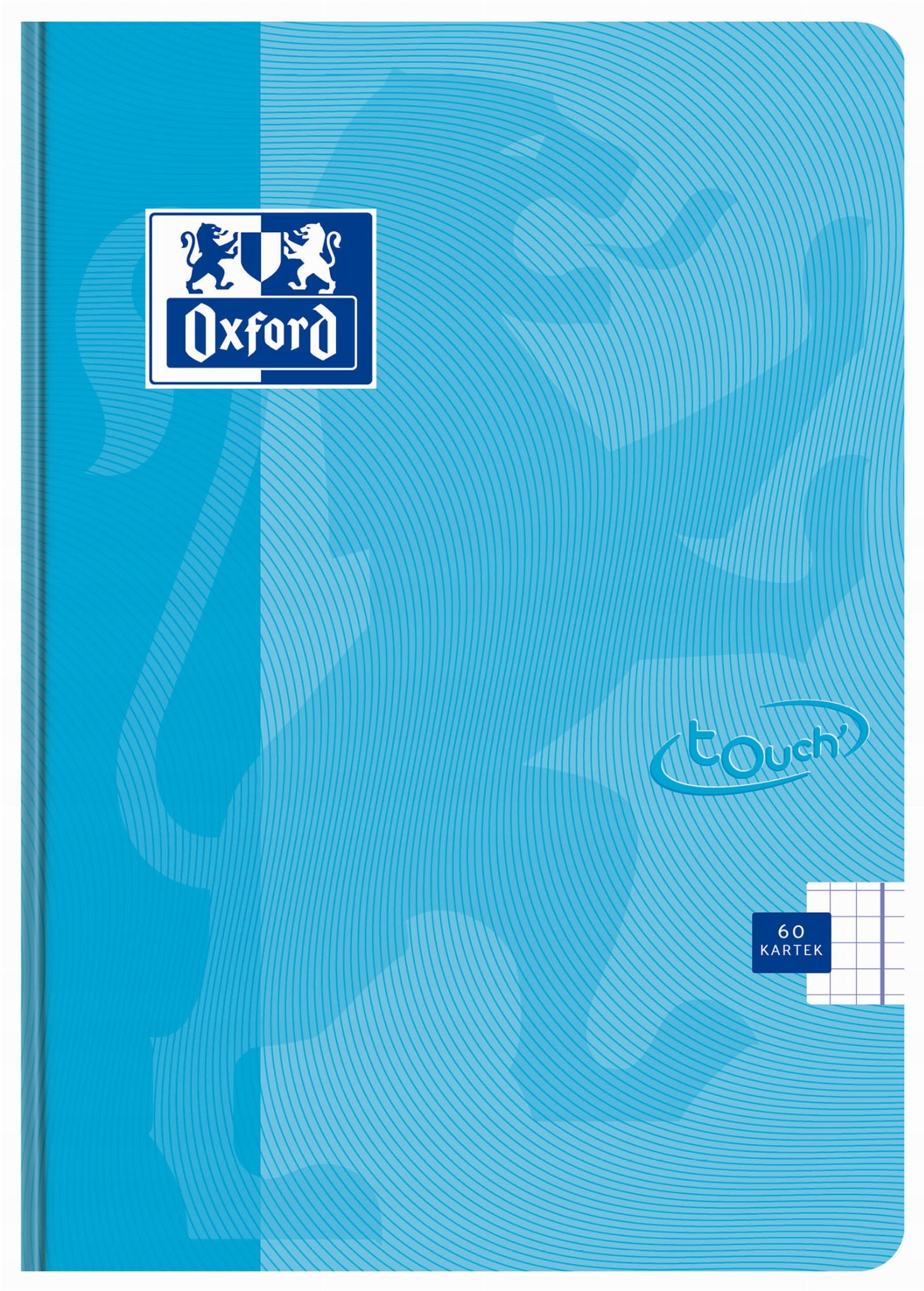 BRULION A5/60K KRATA OXF TOUCH NIEBIESKI 9828  A'5