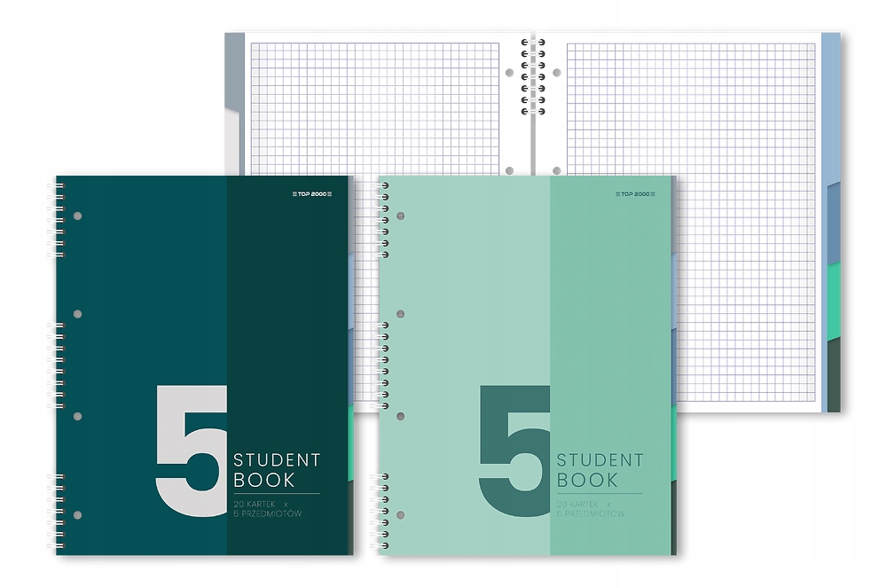 KOŁOZESZYT A5/100K KRATKA TOP STDNTBK 400179524