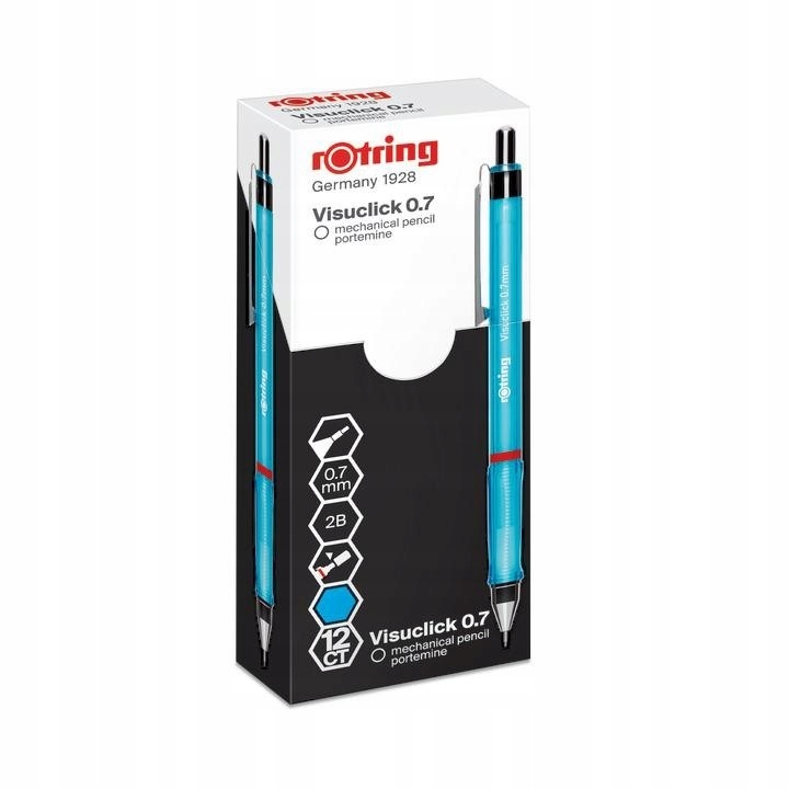 OŁÓWEK ROTRING VISUCLICK BLU 0.7MM A"12 2088548