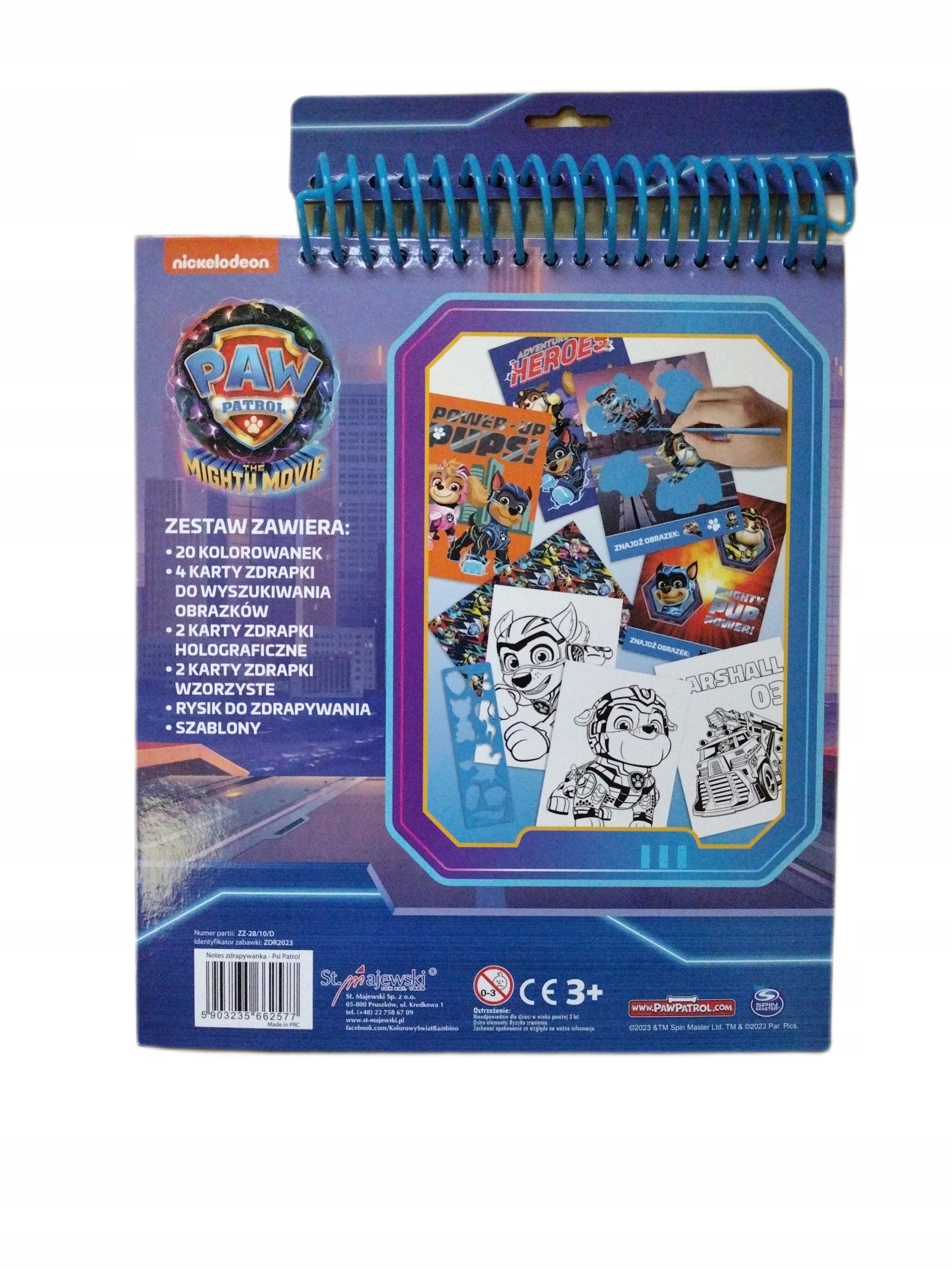 ZESTAW ARTYSTYCZNY 20 ELEM. PSI PATROL 2577