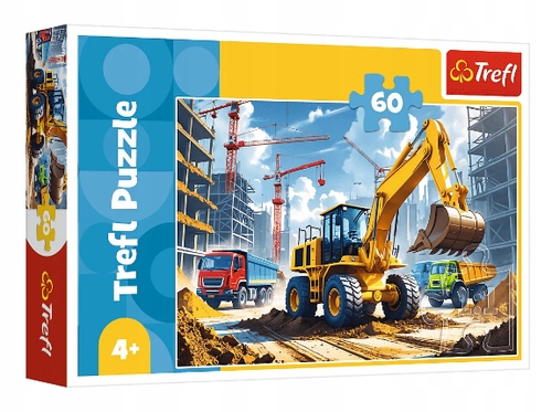 PUZZLE 60 TRAKTOR KOPARKO-ŁADOWARKA 17406