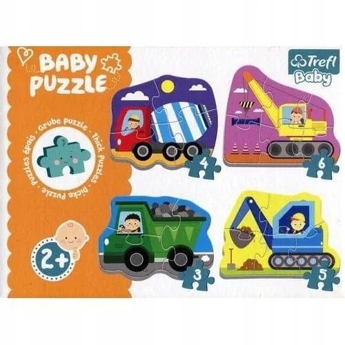 PUZZLE BABY CLASSIC POJAZDY NA BUDOWIE 36072
