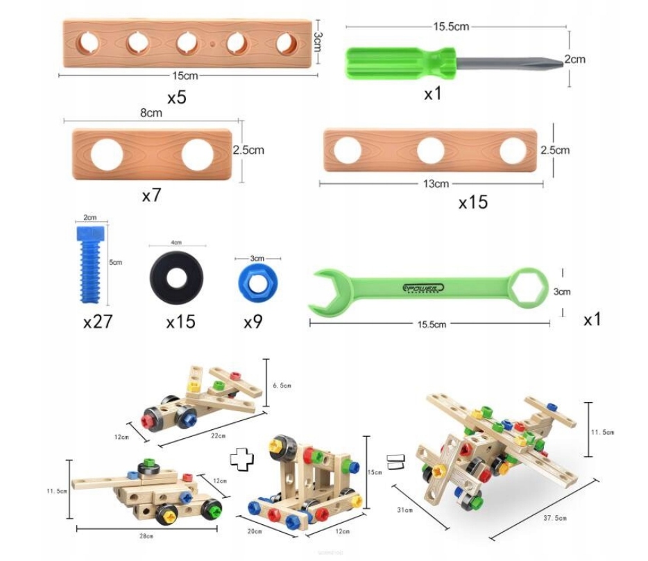 ZESTAW DO SKRĘCANIA+ NARZĘDZIA 80EL 6569