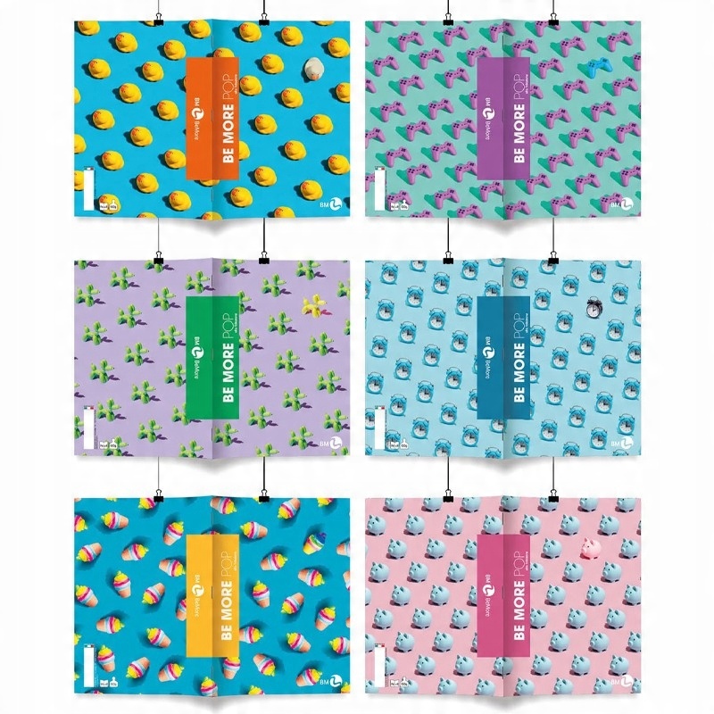 BE MORE ZESZYT A4 POP KRATKA 96 STRON 100 G.
