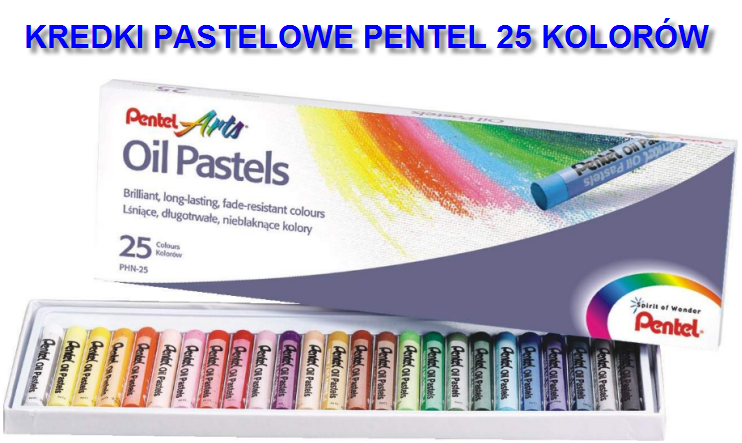 PASTELE OLEJNE 25KOL. PENTEL PHN-25 A'12 3597