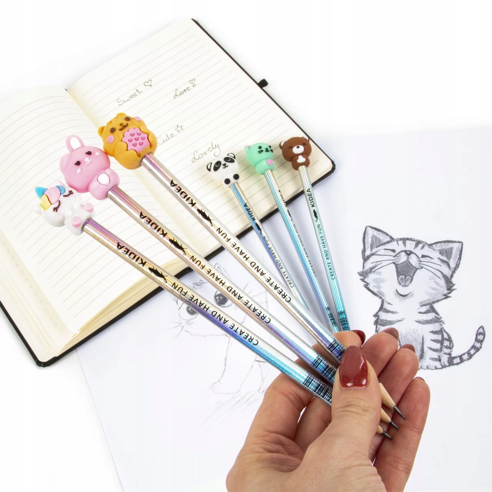 Ołówek Z Figurką B Kidea A"24 8804