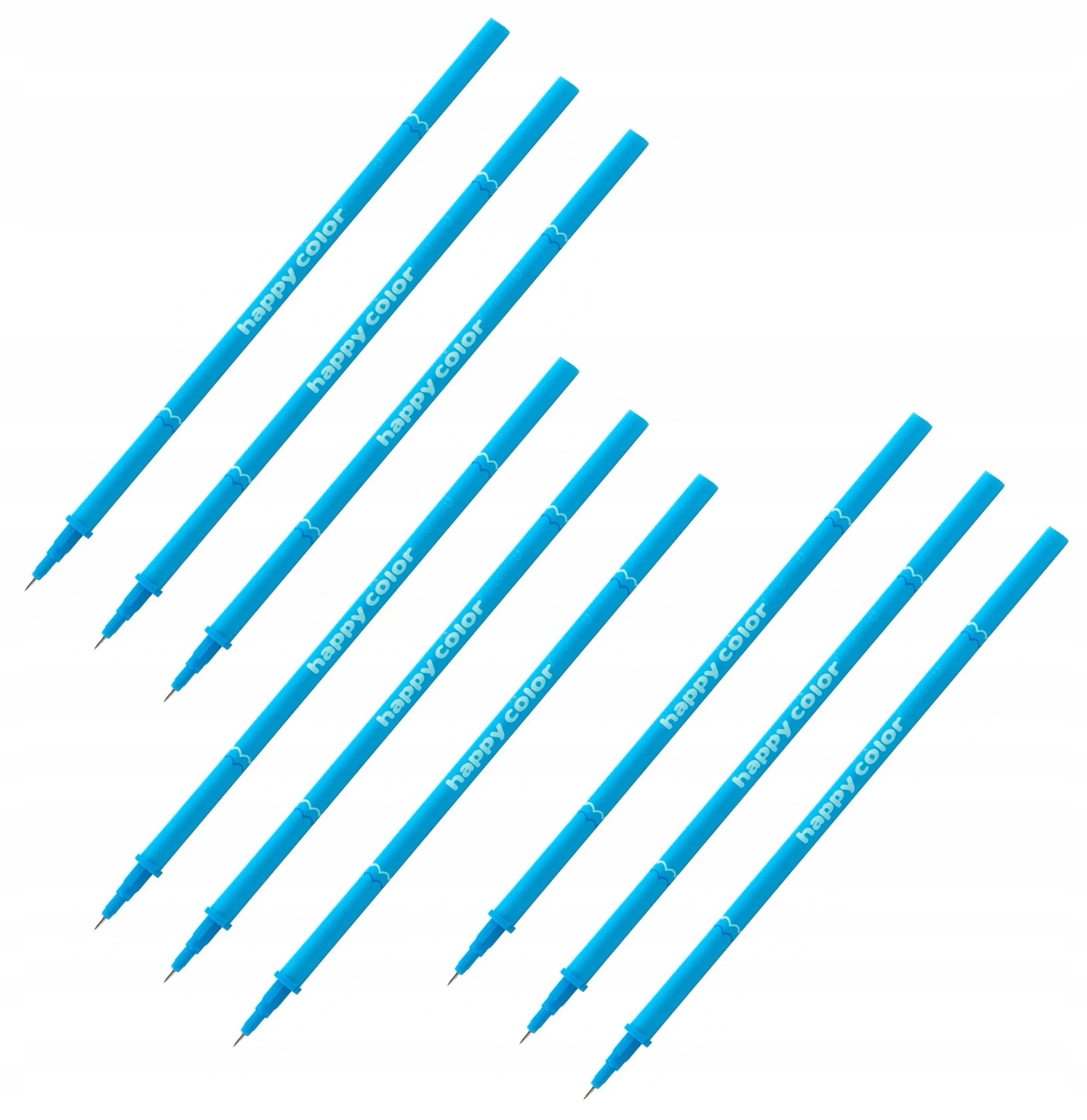 WKŁADY DO DŁUGOPISU USUWALNEGO 3PACK NIEB. 9SZT