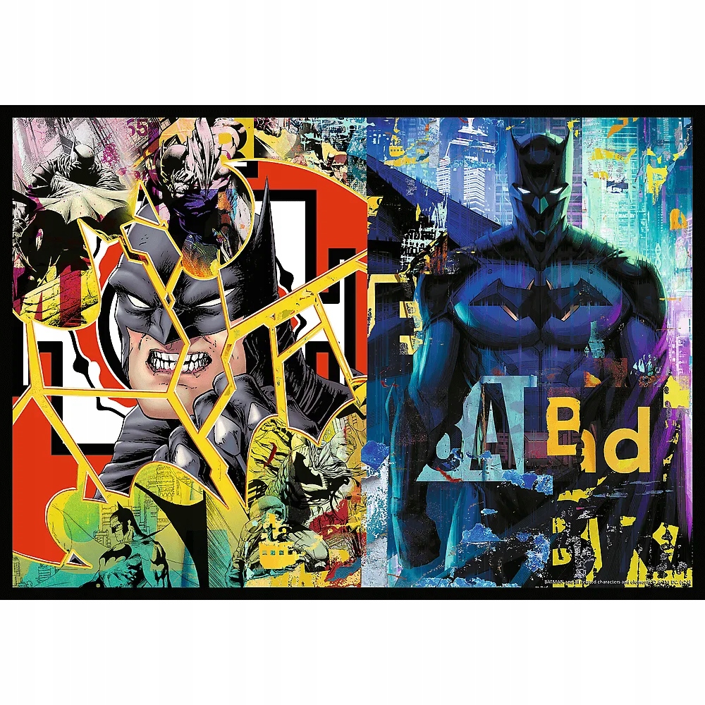 PUZZLE 4X250 BATMAN W AKCJI 13310