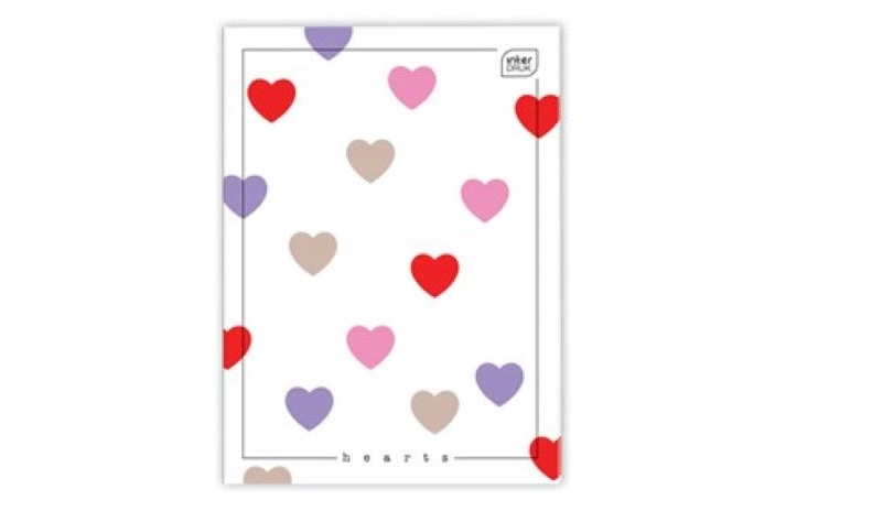 Zeszyt A4 80# M 70G UV Hearts