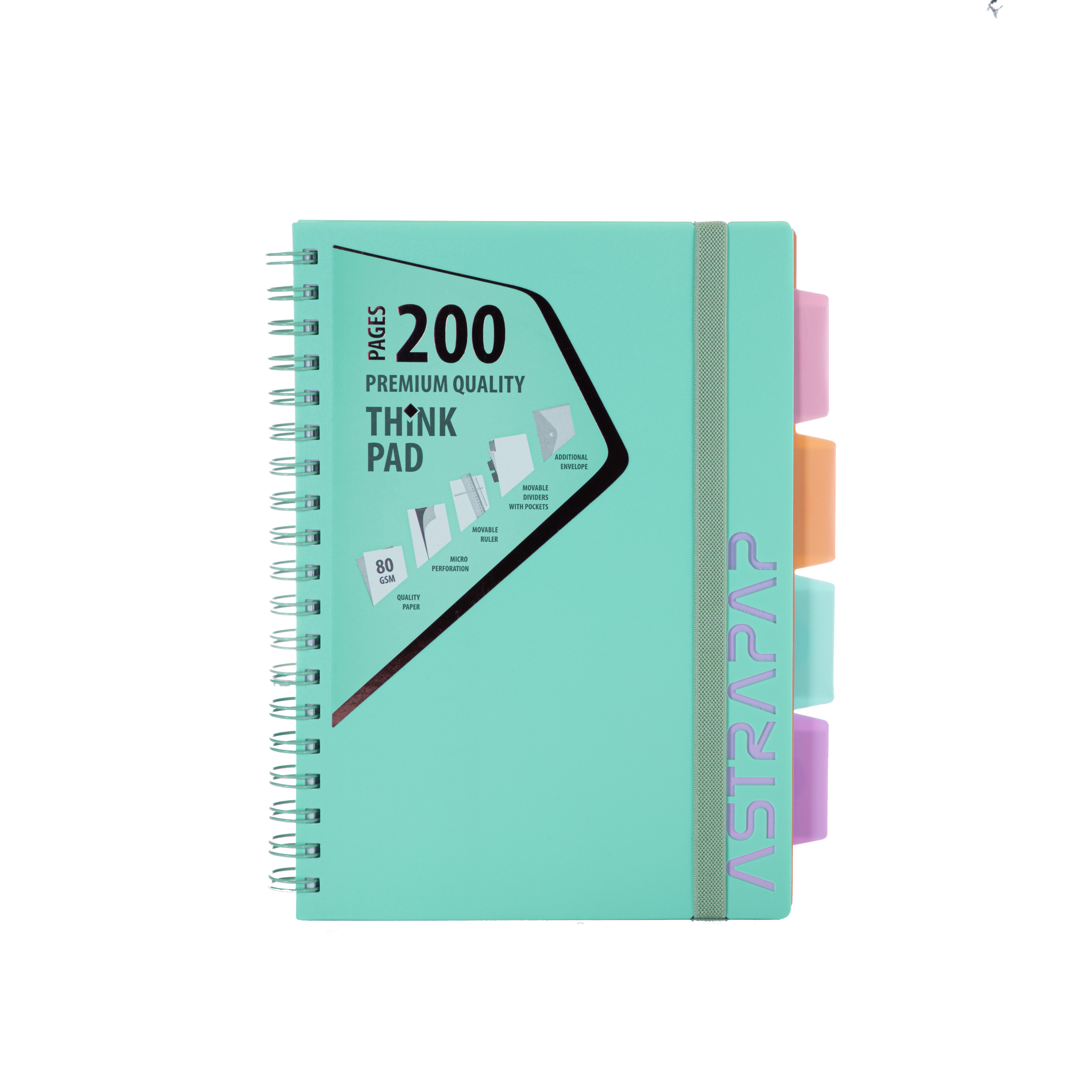 Astrapap, Kołozeszyt Pp, Pastel Line, B5, mix kolorów