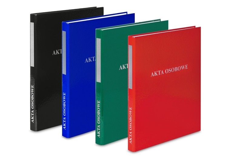 Segregator A4/2/2 Akta Osobowe Zielone