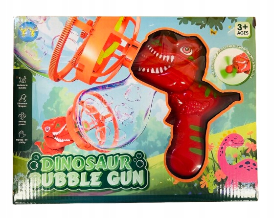 Pistolet bańki Dino B/O 2 kol 9563