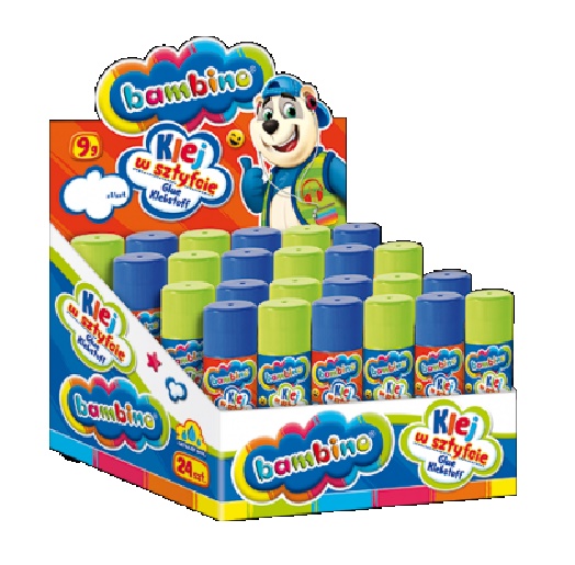 KLEJ W SZTYFCIE 9G BAMBINO (24) 1635