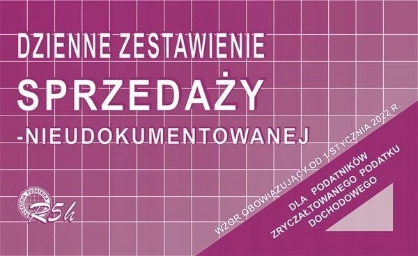 DZIENNE ZEST. SPRZEDAŻY (NIEUDOK.) 1/3 A4 R05-N