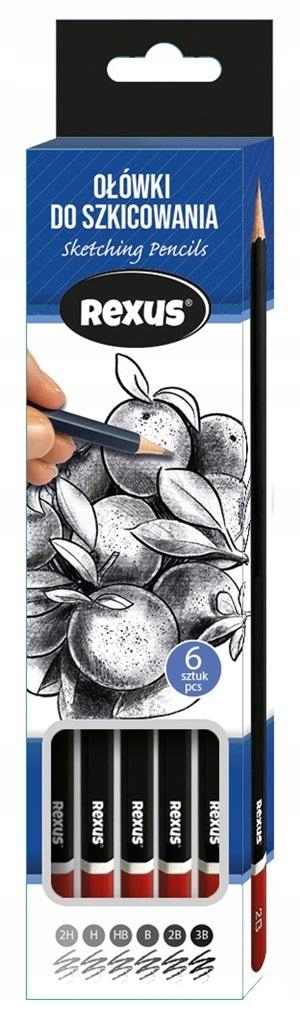 OLOWKI DO SZKICOWANIA 6SZT. 3180 OD 2H DO 3B