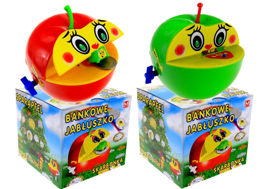 BAŃKOWE JABŁUSZKO - SKARBONKA 0339