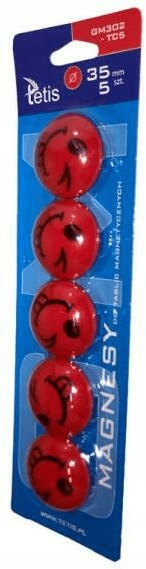 MAGNESY DO T. 35MM/5 CZERWONE JĘZYK TETIS