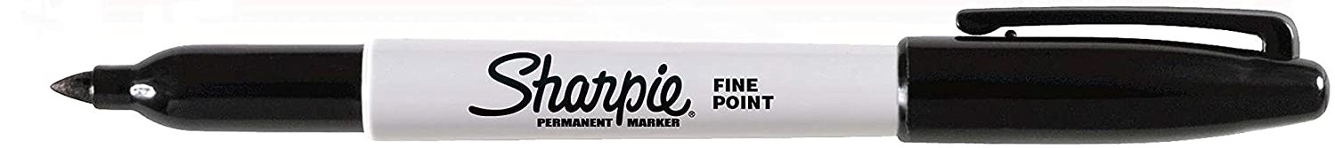 MARKER SHARPIE 08 FINE CZARNY (12) 8305