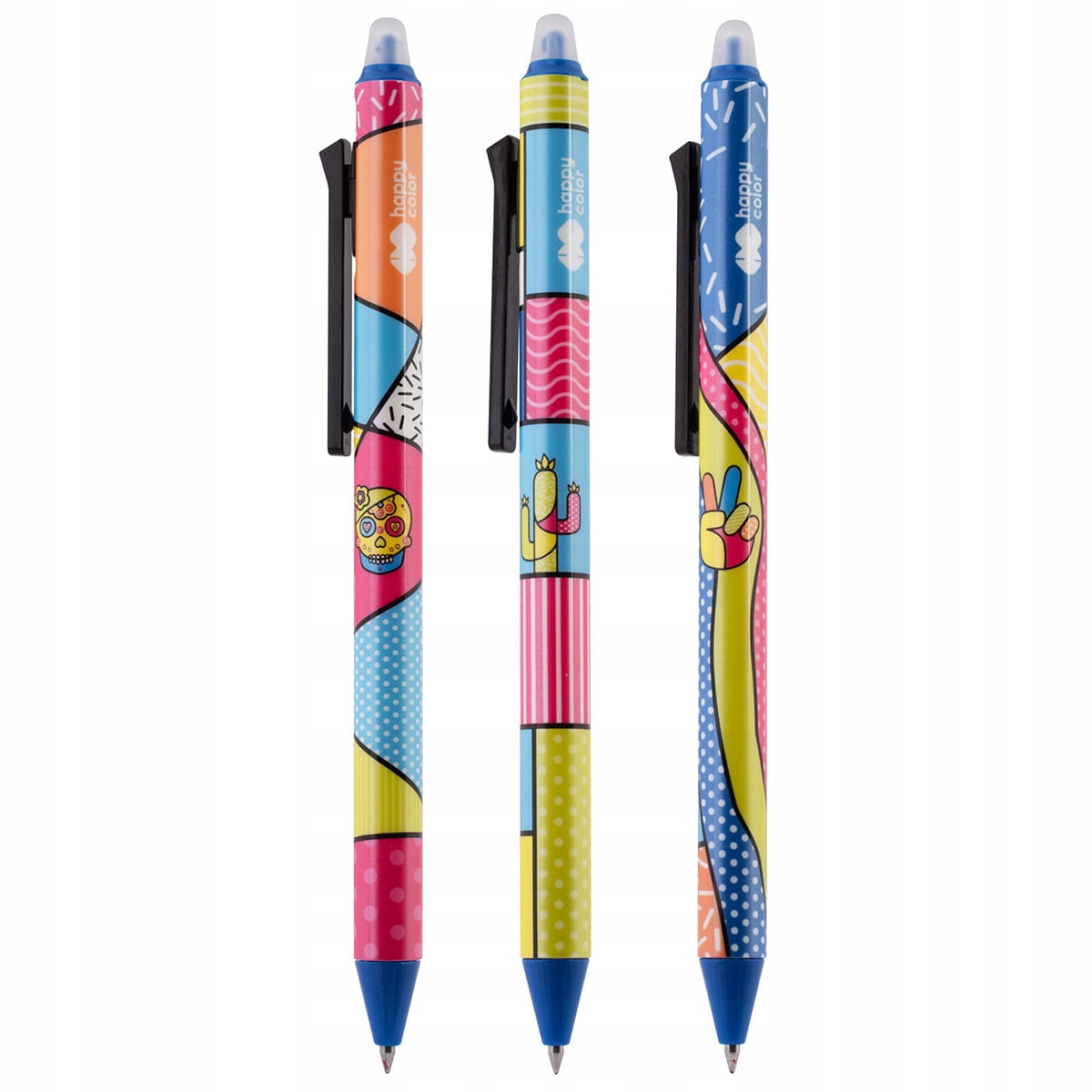 DŁUGOPIS ŚCIERALNY WYMAZYWALNY AUTOMAT POP 0,5 NIEB RÓŻNE WZORY DO WYBORU