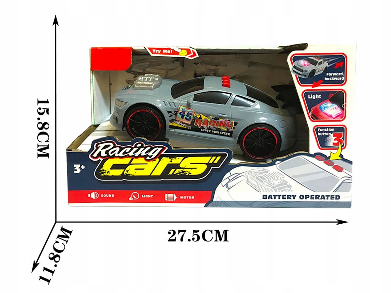 AUTO 3D B/O 28X16X12CM 7413