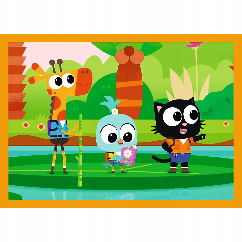 PUZZLE 4W1 POZNAJ MILO I JEGO PRZYJACIÓŁ 34654