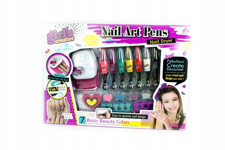 ZESTAW DO DEKOROWANIA PAZNOKCI