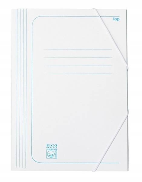 Teczka Z Gumką A4 Biała Bigo A"25 0029