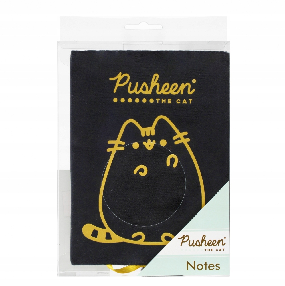 NOTES PLUSZOWY A5 96k. PUSHEEN GOLD 3277