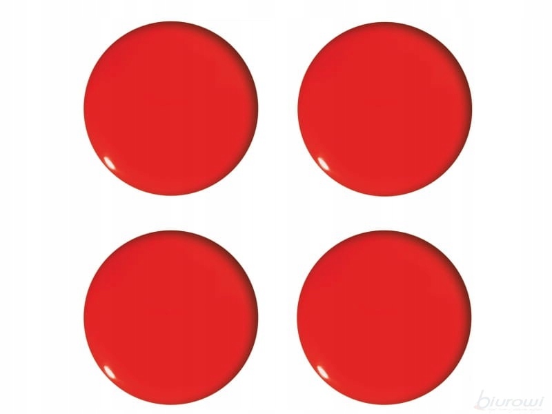 MAGNESY DO TABLIC 40MM/4 CZERWONE 5408