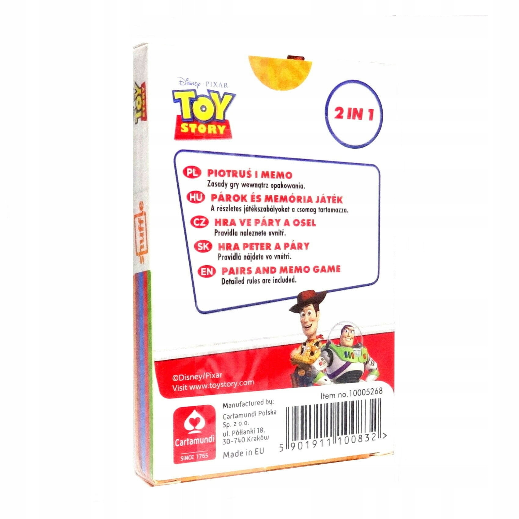 KARTY DO GRY PIOTRUŚ & MEMO TOY STORY 4 10005268