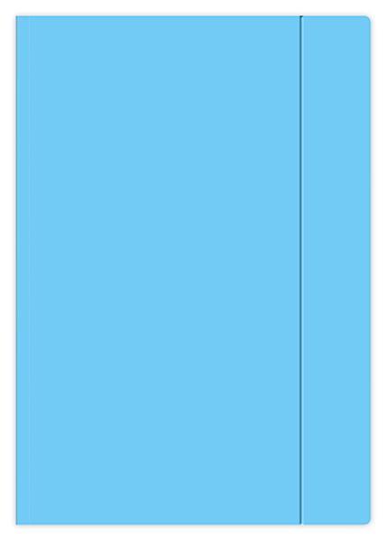 Teczka Z Gumką A4+ Fluo Niebieska A'10 3136