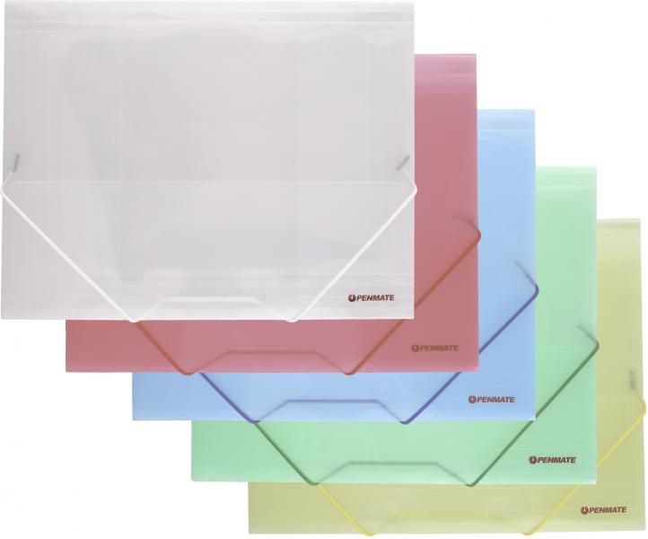 Teczka Penmate Z Gumką A4 Pp4161 Zielona 0409