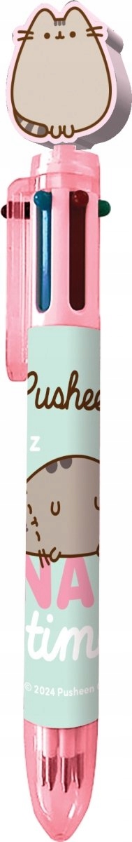 Długopis Automatyczny Wielokolorowy 6 Kol Pusheen