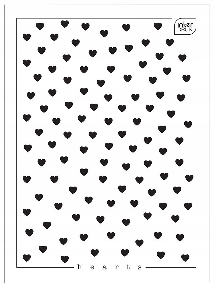 Zeszyt A4 80# M 70G UV Hearts