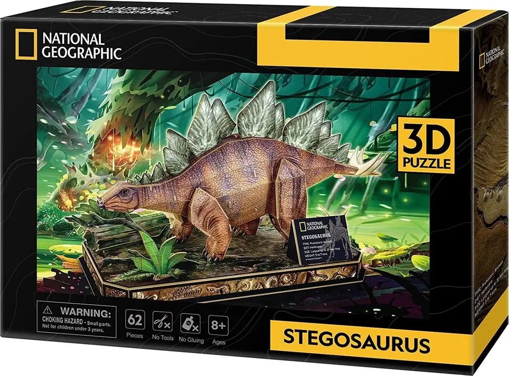 PUZZLE 3D NATIONAL GEOGRAPHIC STEGOZAUR 0541