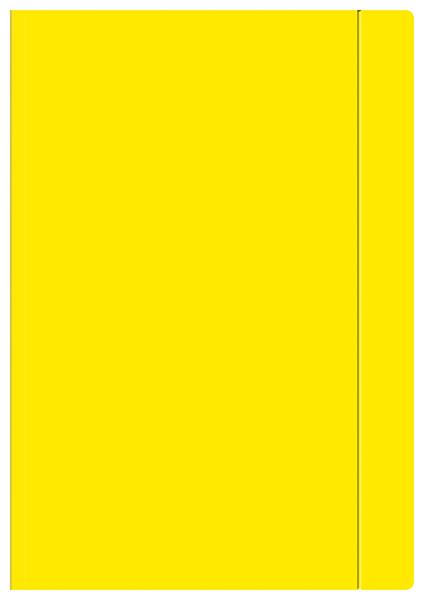 Teczka Z Gumką A4 Fluo Żółta A'10 3143