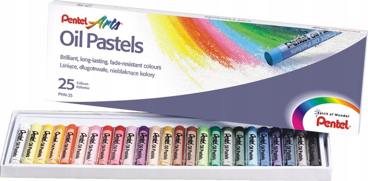 PASTELE OLEJNE 25KOL. PENTEL PHN-25 A'12 3597