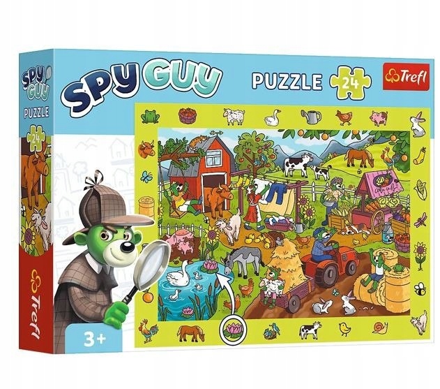 PUZZLE 24 OBSERWACYJNE SPY GUY FARMA 15589