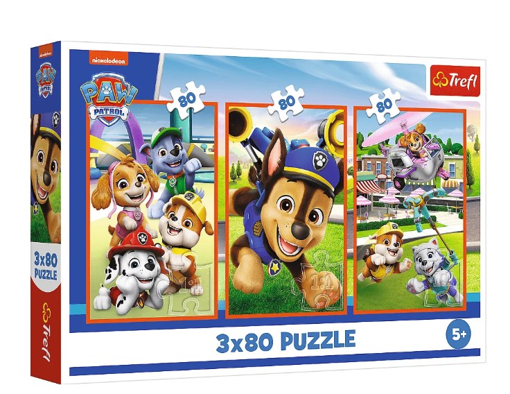 Puzzle 3X80 Psia Zgraja Psi Patrol 34886
