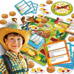 I'M GENIUS QUIZ DINOZAURY I CZŁOWIEK PIERWOT 4374