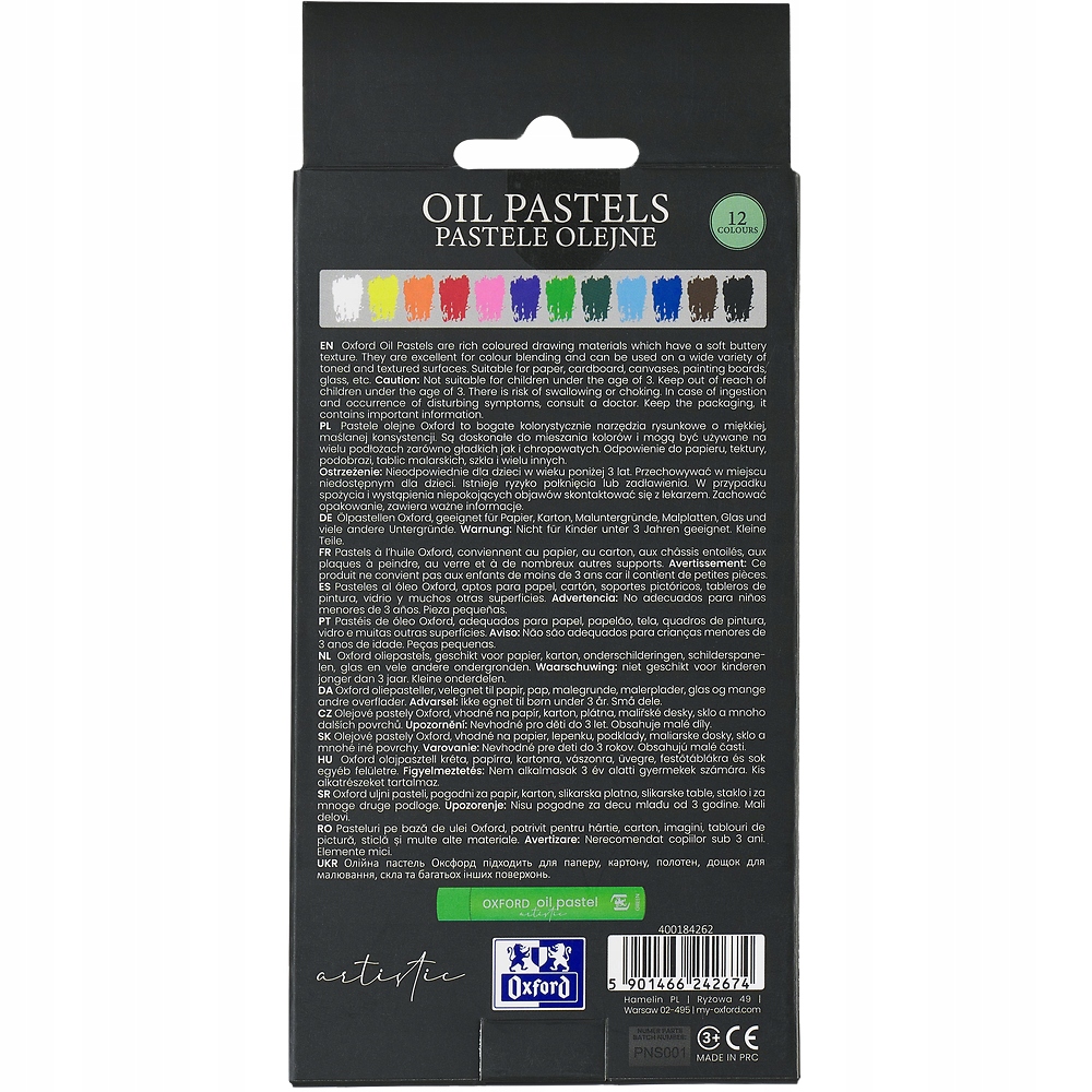 PASTELE OLEJNE OXF ART 12SZT 400184262